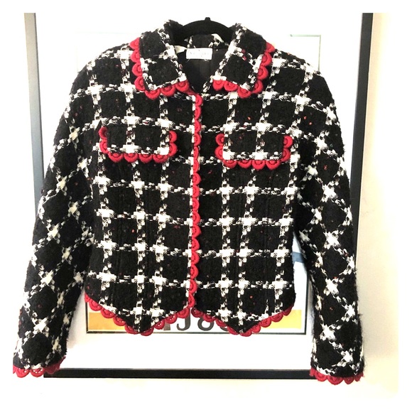 Valentino Jackets & Blazers - Valentino vintage wool boucle jacket/ skirt set